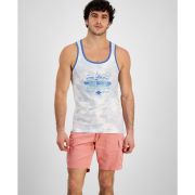 Sun + Stone Men’s Surf Shop Regular-Fit Graphic Tank Gentle Blue XXL B4HP