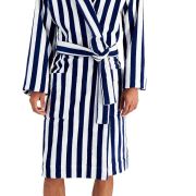 Club Room Men’s Yarn-Dyed Stripe Robe Navy White L/XL B4HP