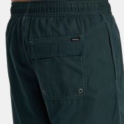 RVCA Men’s Solid Opposites Elastic 2 Shorts Hunter Green XL B4HP