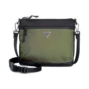 Guess Men’s Certosa Tech Medium Crossbody Bag Green OS B4HP