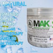 MAK Menthol Crystals 8 oz Pure Organic 100% Natural Menthol Crystals In a Jar