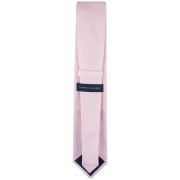 Tommy Hilfiger Men’s Seersucker Stripe Tie Pink OS B4HP