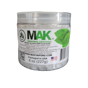 MAK Menthol Crystals 8 oz Pure Organic 100% Natural Menthol Crystals In a Jar