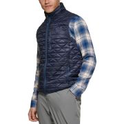 Bass Outdoor Men’s Delta Diamond Quilted Packable Puffer Vest Blue S B4HP