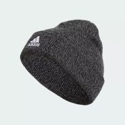 Adidas Men’s Team Issue Six Dart Knit Folded Beanie Black/Grey Marled OS B4HP