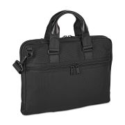 Tumi Alpha Bravo Aviano Slim Briefcase Black OS B4HP Missing name tag holder