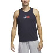 Adidas Men’s American Flag Tank Legend Ink B4HP