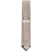 Calvin Klein Men’s Micro-Floral Neat Tie Taupe OS B4HP