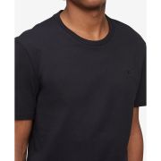 Calvin Klein Men’s Smooth Cotton Solid Crewneck T-Shirt Black 2XL B4HP