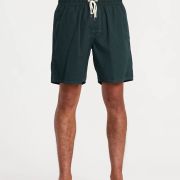 RVCA Men’s Solid Opposites Elastic 2 Shorts Hunter Green XL B4HP