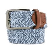 Perry Ellis Portfolio Men’s Happy Blue Stretch Woven Belt B4HP