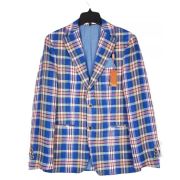 Tallia Men’s Two-Button Patterned Semi-Formal Sportcoat Jacket 42R B4HP $295