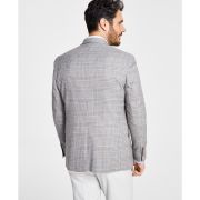 LAUREN RALPH LAUREN Men’s Classic-Fit UltraFlex Stretch Grey Plaid Sport Coat