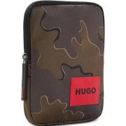 Hugo Boss Men’s Camouflage Polyester Ethon Reporter Bag Green OS B4HP