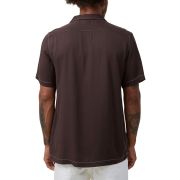 Cotton On Men’s Riviera Short Sleeve Shirt Brown B4HP