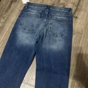 Lazer Mens Straight-Fit Blue Jeans Size 32×32