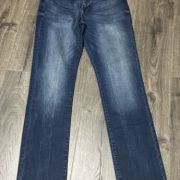 Lazer Mens Straight-Fit Blue Jeans Size 32×32