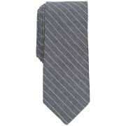 Bar III Men’s Vernon Stripe Tie Grey OS B4HP