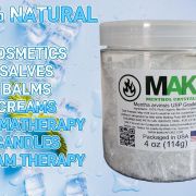 MAK Menthol Crystals 4 oz Pure Organic 100% Natural Menthol Crystals In a Jar