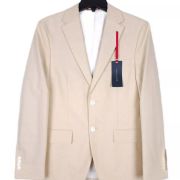 Tommy Hilfiger Men’s Modern-Fit Cotton Chambray Sport Coat Tan 38S $295 B4HP