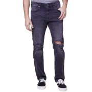 Lazer Men’s Slim-Fit Stretch Jeans Black B4HP