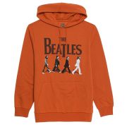 Hybrid Apparel Men’s the Beatles Hooded Fleece Sweatshirt Rust Orange XL B4HP