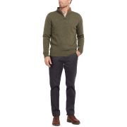 Barbour Men’s Nelson Essential Wool Quarter Zip Sweater Green XXL B4HP $150