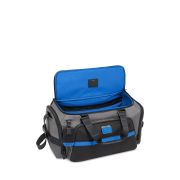 Tumi Mason Duffel Bag Grey/Blue OS B4HP $625 Missing Name Tag No Keys