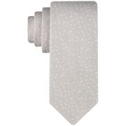 Calvin Klein Men’s Texture Digital Dots Tie Light Beige OS B4HP