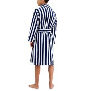 Club Room Men’s Yarn-Dyed Stripe Robe Navy White L/XL B4HP