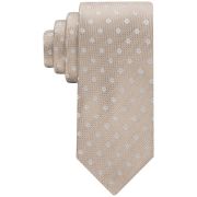 Calvin Klein Men’s Micro-Floral Neat Tie Taupe OS B4HP