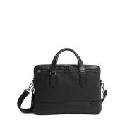 Tumi Harrison Sycamore Slim Briefcase Black OS Minor Scratch Check Pic B4HP $750