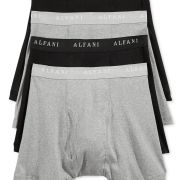 Alfani Men’s 5-Pk. Boxer Briefs Casual Grey S B4HP