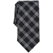 Michael Kors Men’s Lombard Check Tie Black OS B4HP