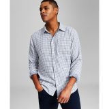 And Now This Men's Mini Check Long-Sleeve Button-Up Shirt M B4HP
