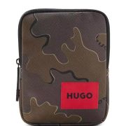 Hugo Boss Men’s Camouflage Polyester Ethon Reporter Bag Green OS B4HP