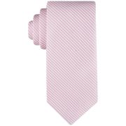 Tommy Hilfiger Men’s Seersucker Stripe Tie Pink OS B4HP