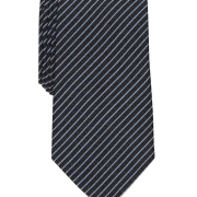 Club Room Men’s Classic Grid Tie Black OS B4HP