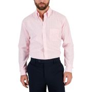 Club Room Men’s Regular Fit Traveler Dress Shirt Pink B4HP