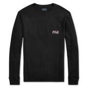 Polo Ralph Lauren Men’s Waffle-Knit Long Sleeve Sleep Shirt Black XXL B4HP