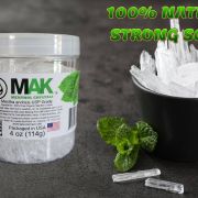 MAK Menthol Crystals 4 oz Pure Organic 100% Natural Menthol Crystals In a Jar