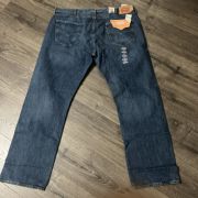 Levis B&T Original Fit 501 Mens Jeans Button Fly Straight Leg (005012308) 44×32