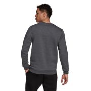 Adidas Men’s Essentials Fleece 3-Stripes Sweatshirt Dark Grey Black Medium B4HP