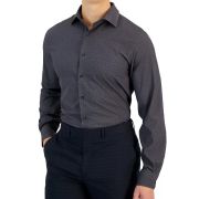 Alfani Men’s Slim Fit 4-Way Stretch Slub-Texture Dress Shirt B4HP