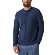 Bass Outdoor Men’s Camden Waffle-Knit Long-Sleeve Henley B4HP