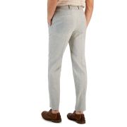 HUGO by Hugo Boss Men’s Modern-Fit Superflex Suit Dress Pants Grey B4HP