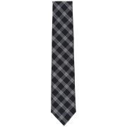 Michael Kors Men’s Lombard Check Tie Black OS B4HP