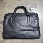 Tumi Harrison Sycamore Slim Briefcase Black OS Minor Scratch Check Pic B4HP $750