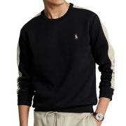 Polo Ralph Lauren Men’s Double-Knit Crewneck Pullover Black B4HP $138