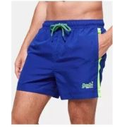 NWT Men’s SuperDry Beach Volley Swim Shorts 4″ inseam Racer Cobalt XXL B4HP